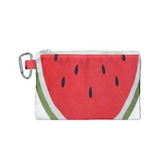 Watermelon Pillow Fluffy Canvas Cosmetic Bag (small) by artworkshop