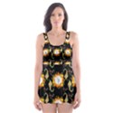 Flowers Pattern Skater Dress Swimsuit View1