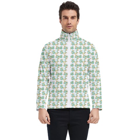 Flowers Pattern Men s Bomber Jacket by Sparkle