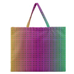 Bismuth Flow Zipper Large Tote Bag by Thespacecampers