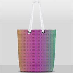 Bismuth Flow Full Print Rope Handle Tote (small) by Thespacecampers