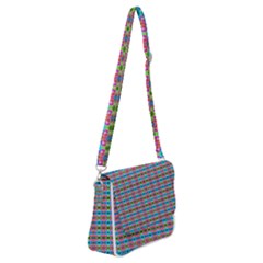 Dots On Dots Shoulder Bag With Back Zipper by Thespacecampers