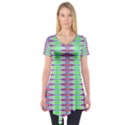 Electro Stripe Short Sleeve Tunic  View1