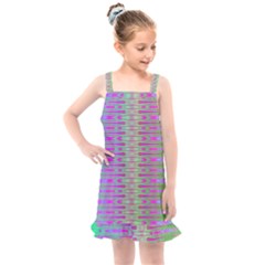 Glitch Machine Kids  Overall Dress by Thespacecampers