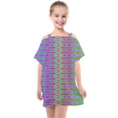 Glitch Machine Kids  One Piece Chiffon Dress by Thespacecampers