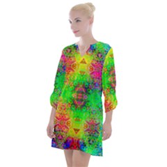 Higher Love Open Neck Shift Dress by Thespacecampers