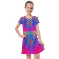 Intoxicating Rainbows Kids  Cross Web Dress by Thespacecampers