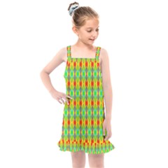 Neon Angles Kids  Overall Dress by Thespacecampers