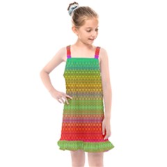 Rainbow Road Kids  Overall Dress by Thespacecampers