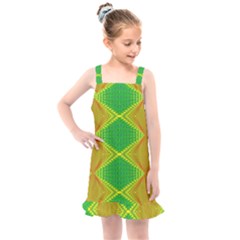 Twisty Trip Kids  Overall Dress by Thespacecampers