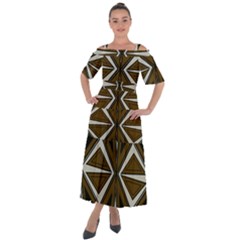 Sp 1589 Shoulder Straps Boho Maxi Dress  by Eskimos