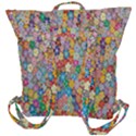 Floral Flowers Buckle Up Backpack View3