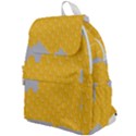 Hexagons Yellow Honeycomb Hive Bee Hive Pattern Top Flap Backpack View1