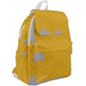 Hexagons Yellow Honeycomb Hive Bee Hive Pattern Top Flap Backpack View2