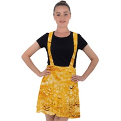 Water Velvet Suspender Skater Skirt by artworkshop