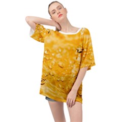 Water Oversized Chiffon Top by artworkshop