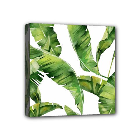 Sheets Tropical Plant Palm Summer Exotic Mini Canvas 4  X 4  (stretched) by artworkshop