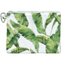 Sheets Tropical Plant Palm Summer Exotic Canvas Cosmetic Bag (XXL) View1