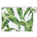 Sheets Tropical Plant Palm Summer Exotic Canvas Cosmetic Bag (XXL) View2