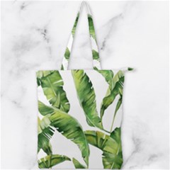 Sheets Tropical Plant Palm Summer Exotic Double Zip Up Tote Bag by artworkshop
