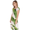 Sheets Tropical Plant Palm Summer Exotic Classic Short Sleeve Dress View2