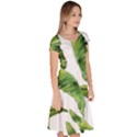 Sheets Tropical Plant Palm Summer Exotic Classic Short Sleeve Dress View3