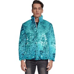 Bubbles Water Bub Men s Puffer Bubble Jacket Coat by artworkshop