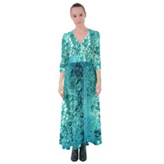 Bubbles Water Bub Button Up Maxi Dress by artworkshop