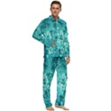 Bubbles Water Bub Men s Long Sleeve Velvet Pocket Pajamas Set View2