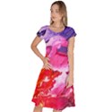 Colorful Painting Classic Short Sleeve Dress View1