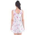 Pattern Flowers Scoop Neck Skater Dress View2