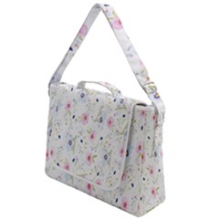 Pattern Flowers Box Up Messenger Bag by artworkshop