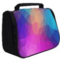 Triangles Polygon Color Full Print Travel Pouch (Big) View2