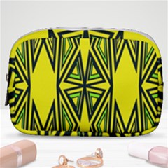 Abstract Pattern Geometric Backgrounds Make Up Pouch (small) by Eskimos