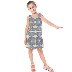 Abstract Pattern Geometric Backgrounds  Kids  Sleeveless Dress by Eskimos