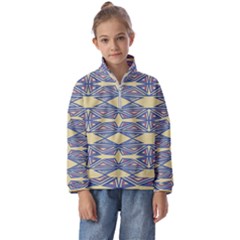 Abstract Pattern Geometric Backgrounds  Kids  Half Zip Hoodie by Eskimos