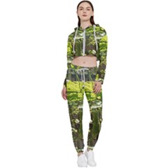 Bitter Melon Cropped Zip Up Lounge Set by artworkshop