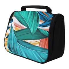 Leaves Tropical Exotic Full Print Travel Pouch (small) by artworkshop