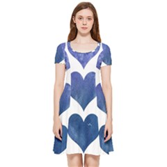 Valentin Heart  Love Inside Out Cap Sleeve Dress by artworkshop