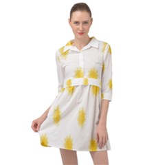 Abstract 003 Mini Skater Shirt Dress by nate14shop