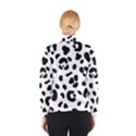 Blak-white-tiger-polkadot Women s Bomber Jacket View2