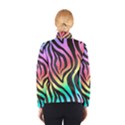 Rainbow Zebra Stripes Women s Bomber Jacket View2