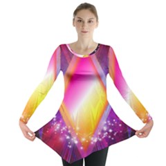 My Diamonds Long Sleeve Tunic  by Thespacecampers