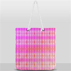 Pinktastic Full Print Rope Handle Tote (large) by Thespacecampers