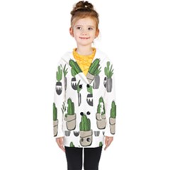 Succulents Kids  Double Breasted Button Coat by nate14shop