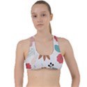 Nature Flora Criss Cross Racerback Sports Bra View1