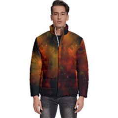 Space Science Men s Puffer Bubble Jacket Coat by artworkshop