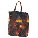 Dragon Fire Fantasy Art Giant Grocery Tote View1