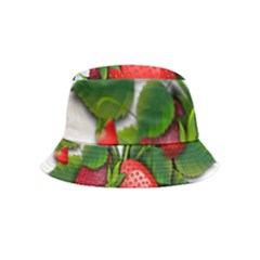 Strawberries-fruits-fruit-red Bucket Hat (kids) by Jancukart