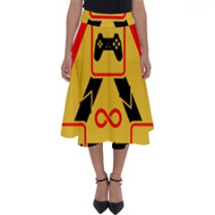 Gamer-geek-video-game-sign-fan Perfect Length Midi Skirt by Jancukart